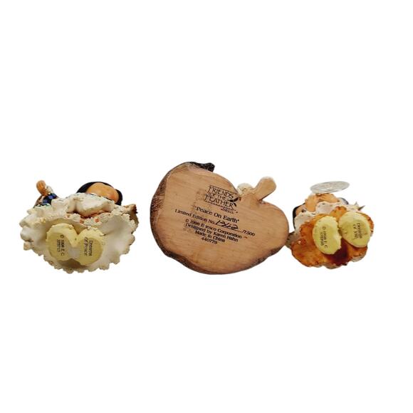 Vtg Friends Of The Feather Figurines Enesco Lot Peace Earth Dream Catcher 1998 - Picture 11 of 16
